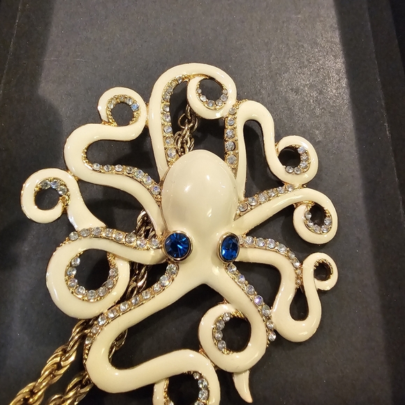 Betsey johnson large octopus necklace - Picture 2 of 6
